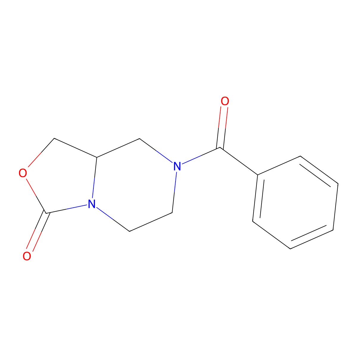 (R)-7-benzoyltetrahydro-1H-oxazolo[3,4-a]pyrazin-3(5H)-one molecular structure, CAS 1795740-54-3