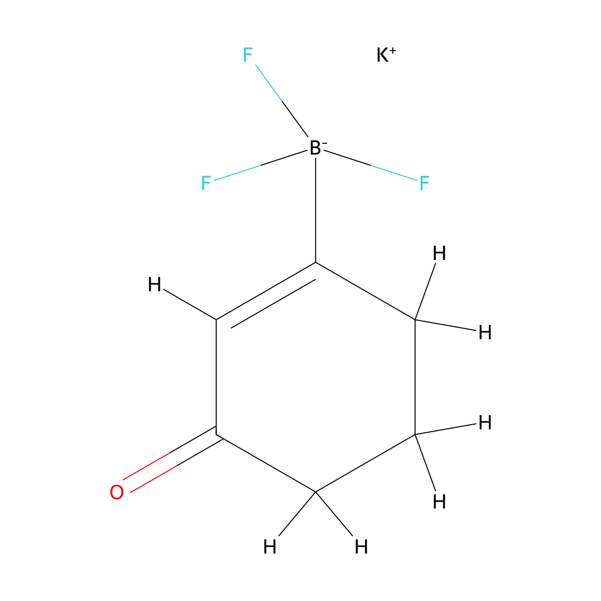 Potassium trifluoro(3-oxocyclohex-1-en-1-yl)boranuide molecular structure, CAS 1795770-79-4
