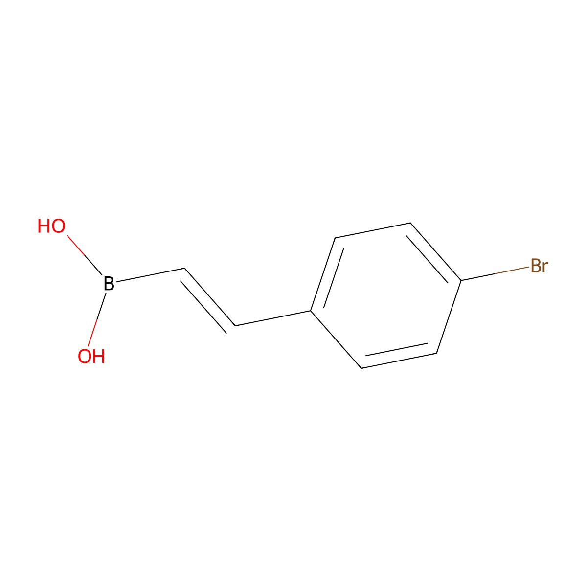 (E)-(4-Bromostyryl)boronic acid molecular structure, CAS 1795770-81-8