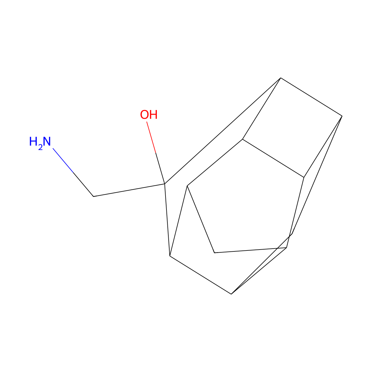 8-(Aminomethyl)pentacyclo[5.4.0.0^{2,6}.0^{3,10}.0^{5,9}]undecan-8-ol molecular structure, CAS 1795773-62-4