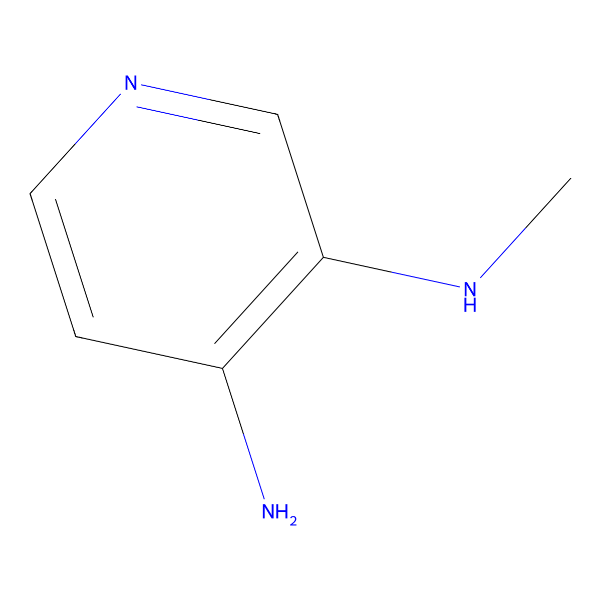 N3-Methylpyridine-3,4-diamine molecular structure, CAS 1796-73-2