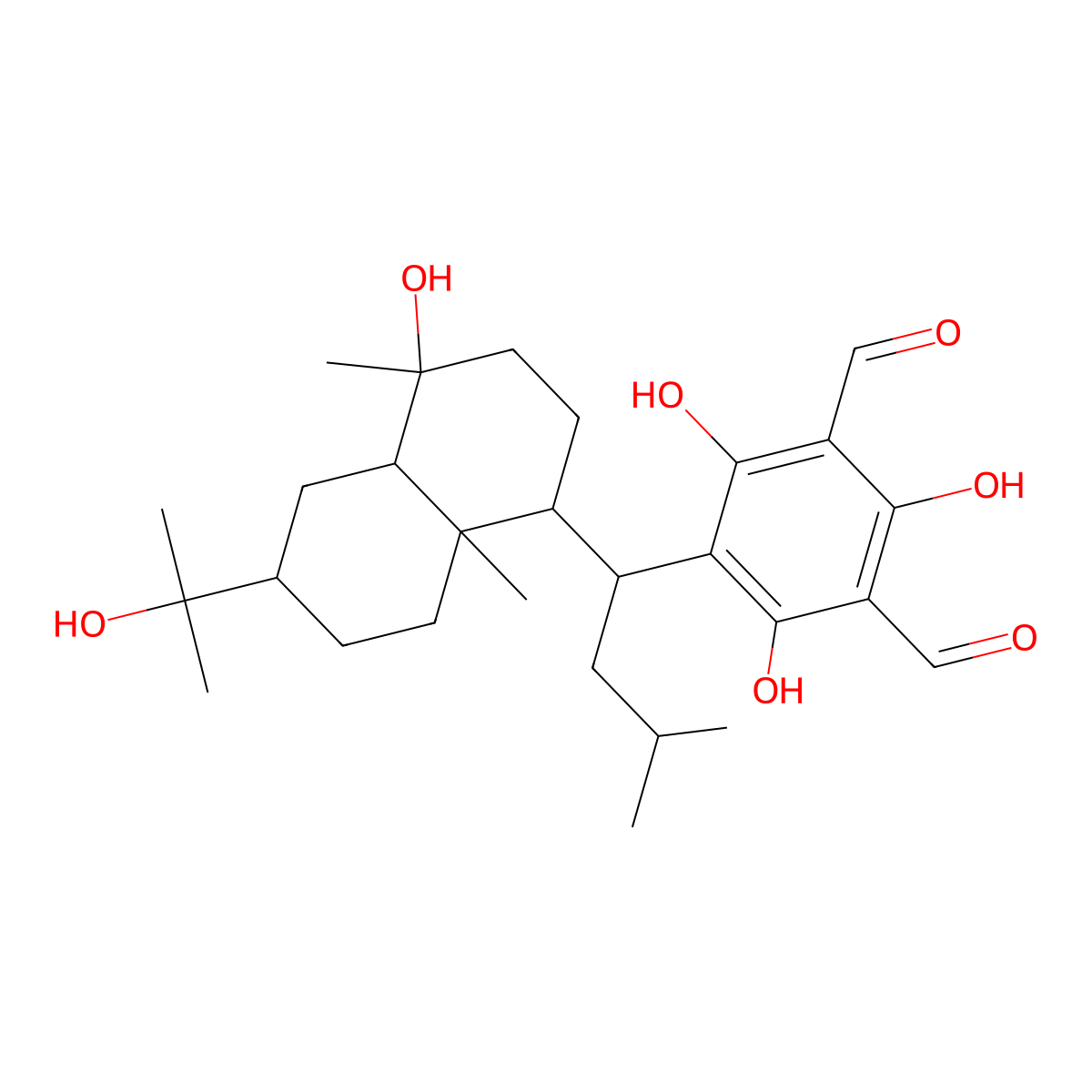 Macrocarpal J molecular structure, CAS 179603-47-5
