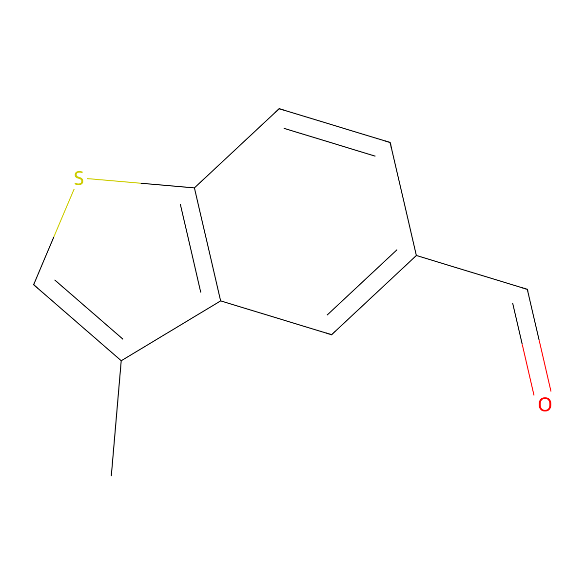 3-Methylbenzo[B]thiophene-5-carbaldehyde molecular structure, CAS 179616-95-6