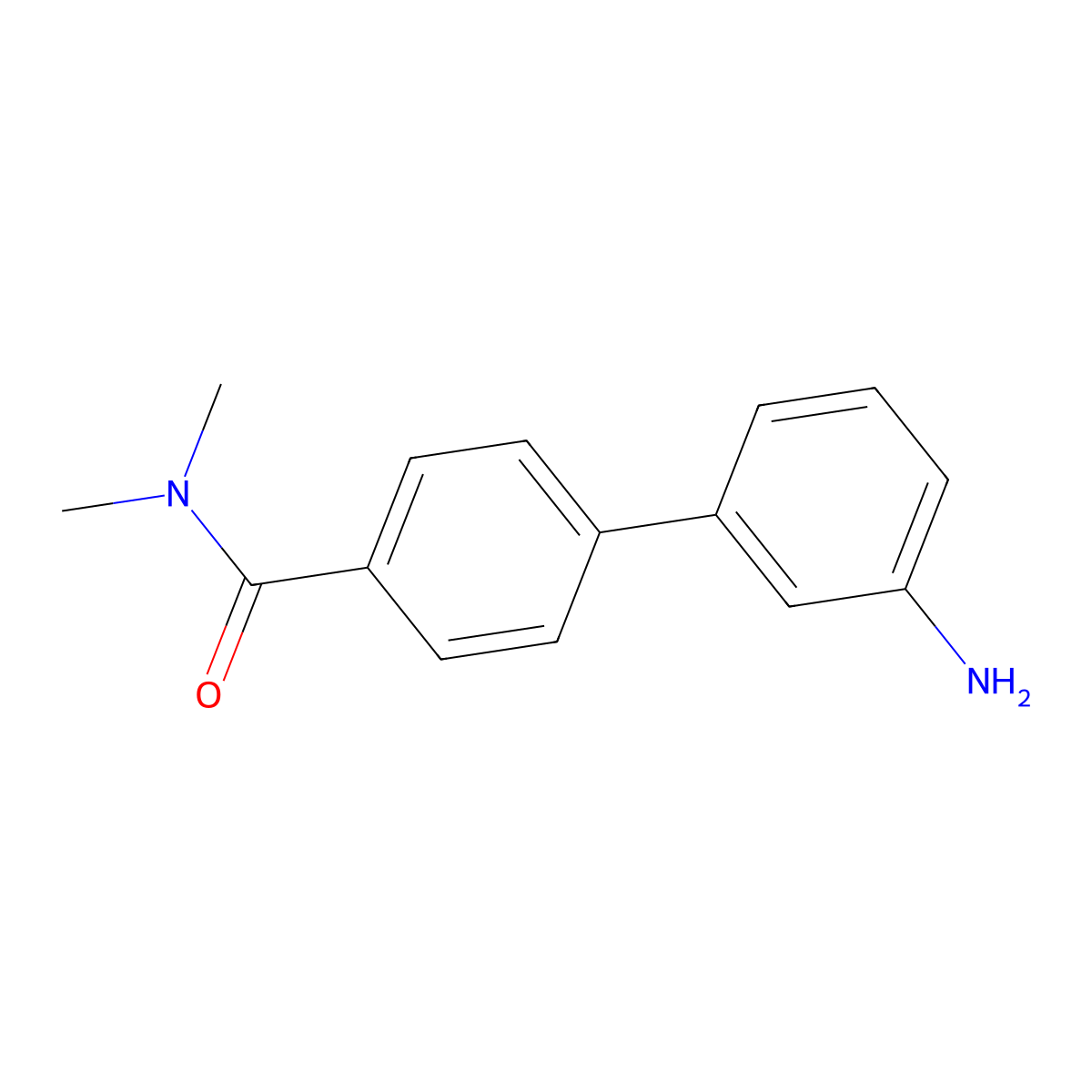 4-(3-Aminophenyl)-N,N-dimethylbenzamide molecular structure, CAS 179627-06-6