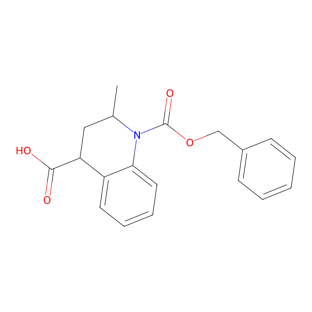 1-[(Benzyloxy)carbonyl]-2-methyl-1,2,3,4-tetrahydroquinoline-4-carboxylic acid molecular structure, CAS 1796292-06-2