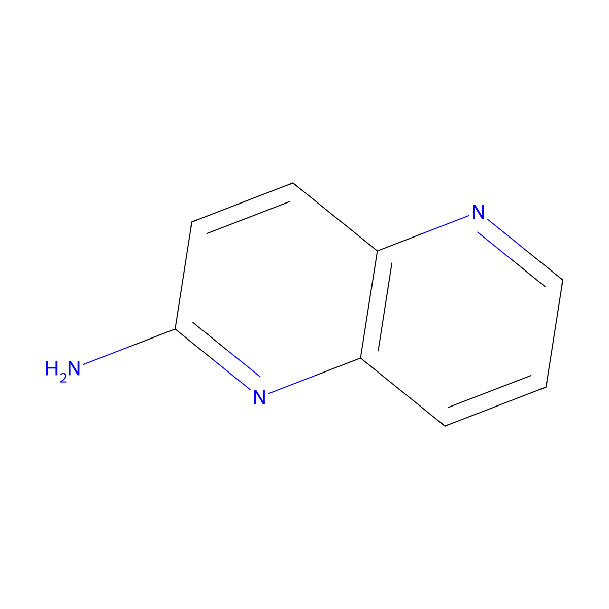 1,5-Naphthyridin-2-amine molecular structure, CAS 17965-80-9