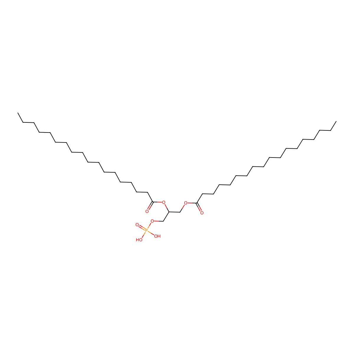 PA(18:0/18:0) molecular structure, CAS 17966-16-4
