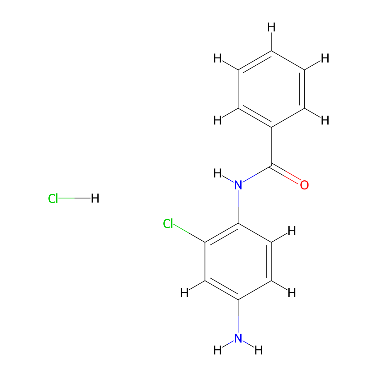 N-(4-Amino-2-chlorophenyl)benzamide hydrochloride molecular structure, CAS 179687-89-9