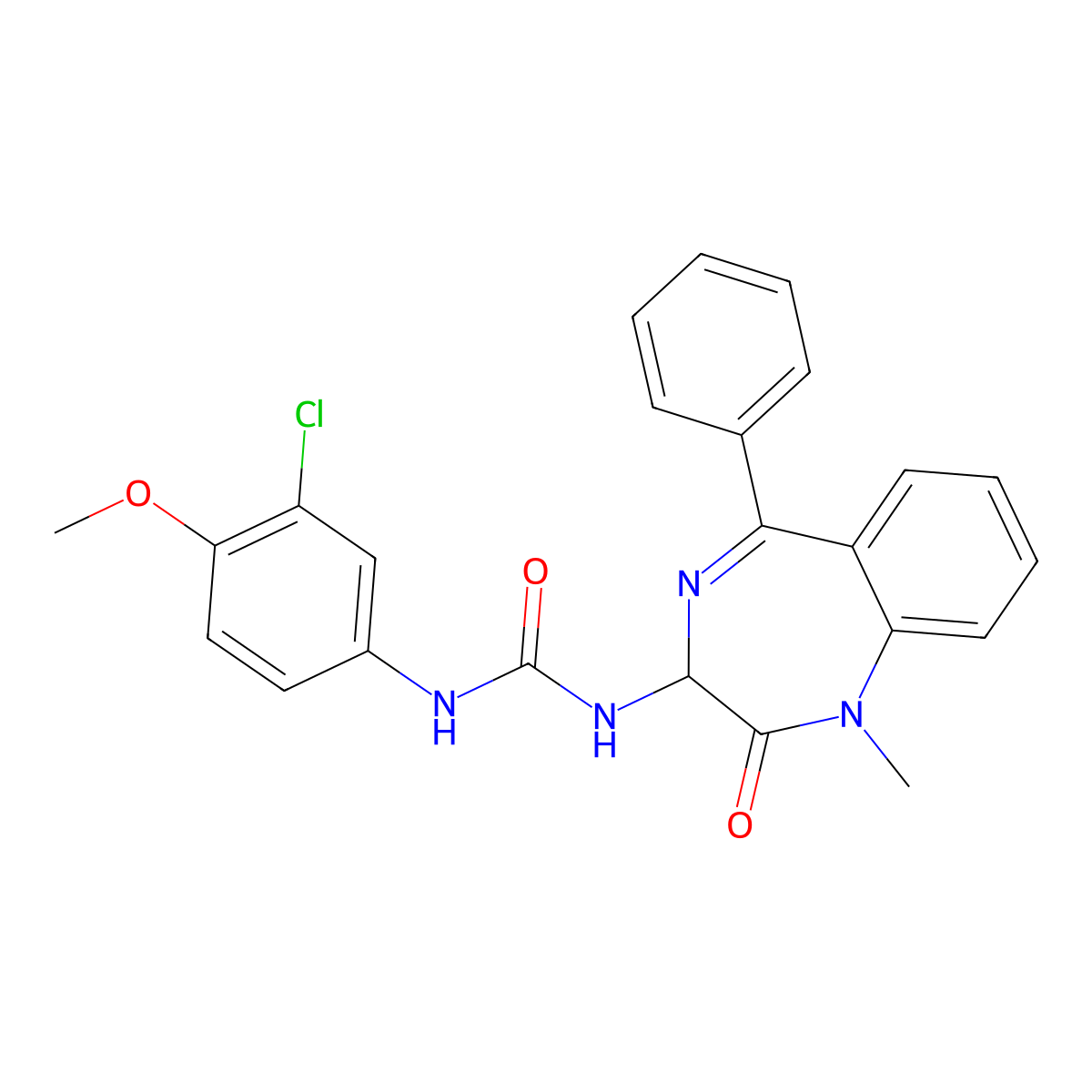 C24H21ClN4O3 molecular structure, CAS 1796915-78-0
