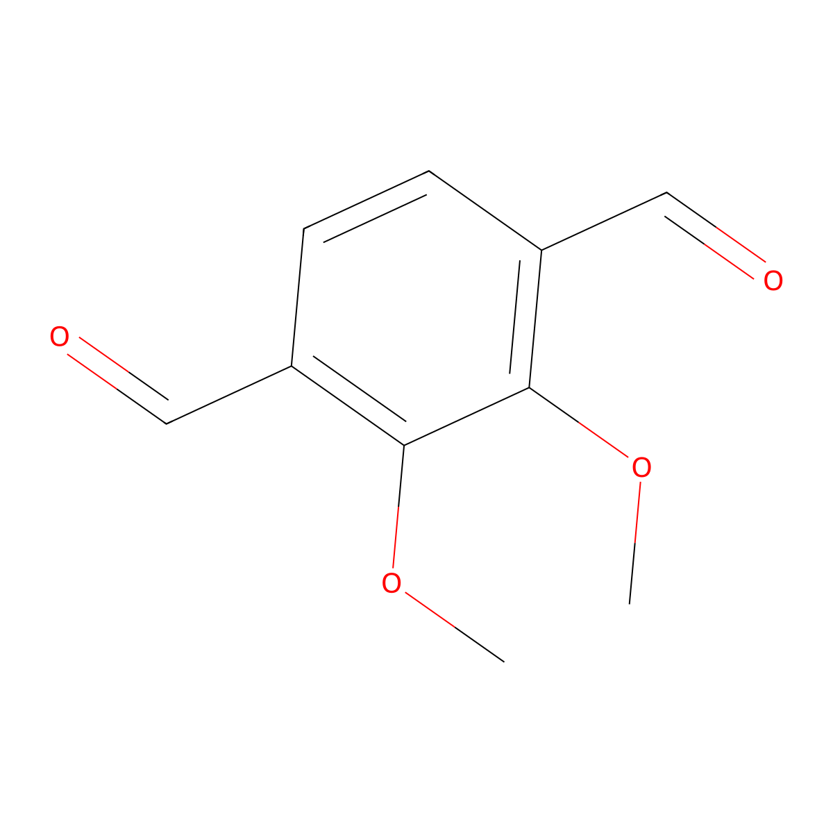 2,3-Dimethoxyterephthalaldehyde molecular structure, CAS 179693-85-7