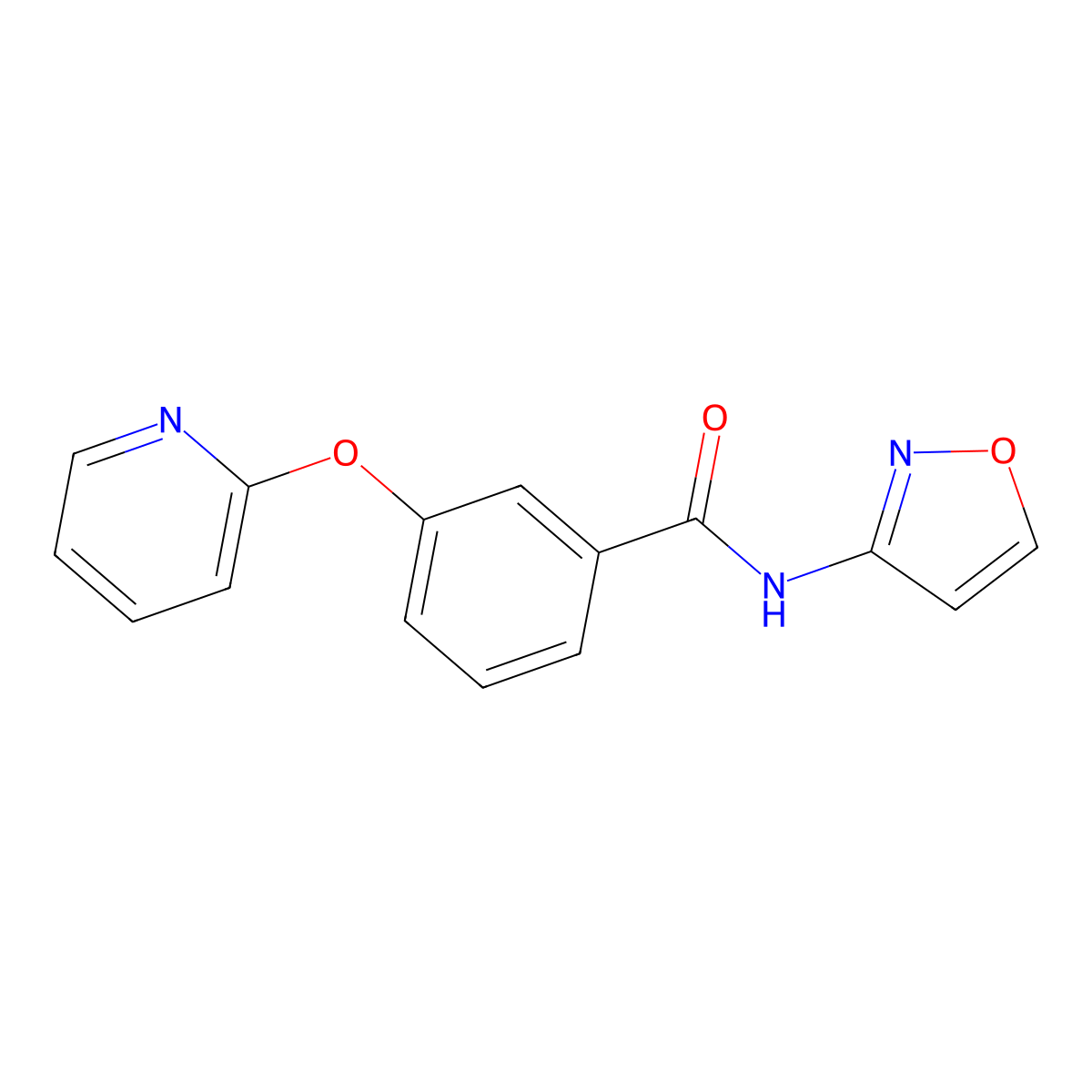 N-(isoxazol-3-yl)-3-(pyridin-2-yloxy)benzamide molecular structure, CAS 1796971-37-3