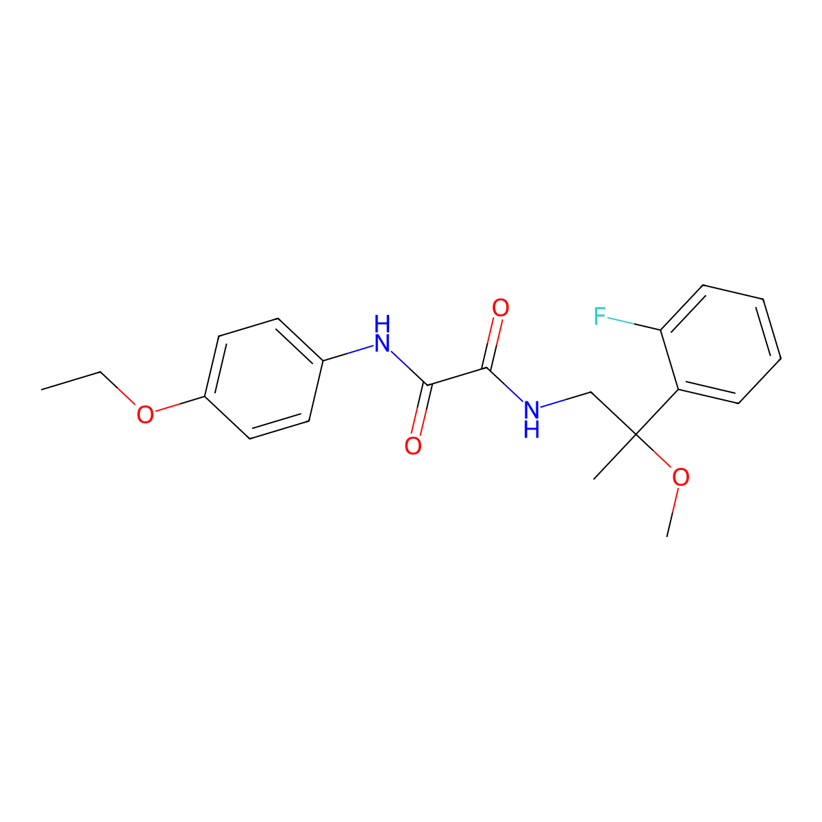 N1-(4-ethoxyphenyl)-N2-(2-(2-fluorophenyl)-2-methoxypropyl)oxalamide molecular structure, CAS 1797025-35-4