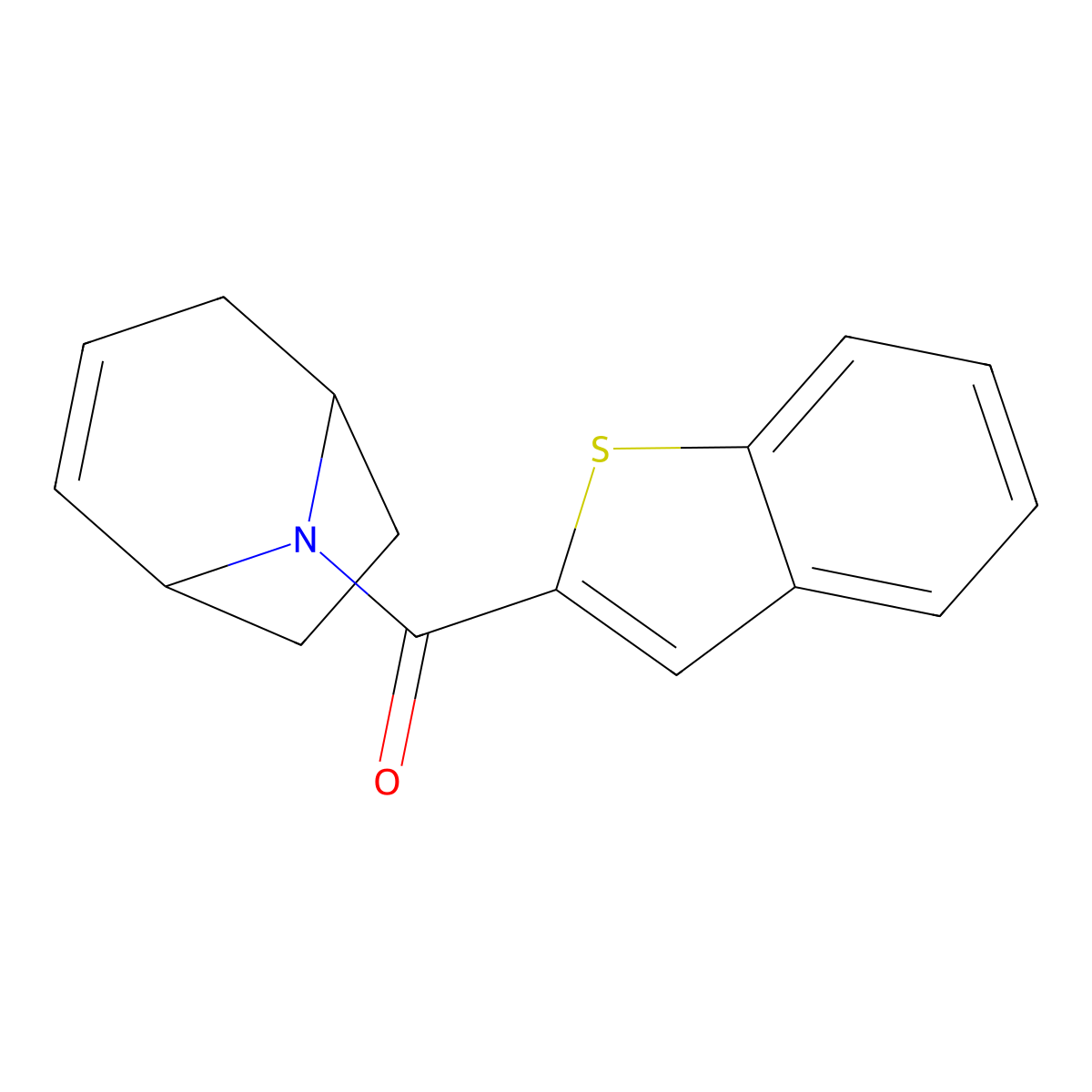 benzo[b]thiophen-2-yl((1R,5S)-8-azabicyclo[3.2.1]oct-2-en-8-yl)methanone molecular structure, CAS 1797028-57-9