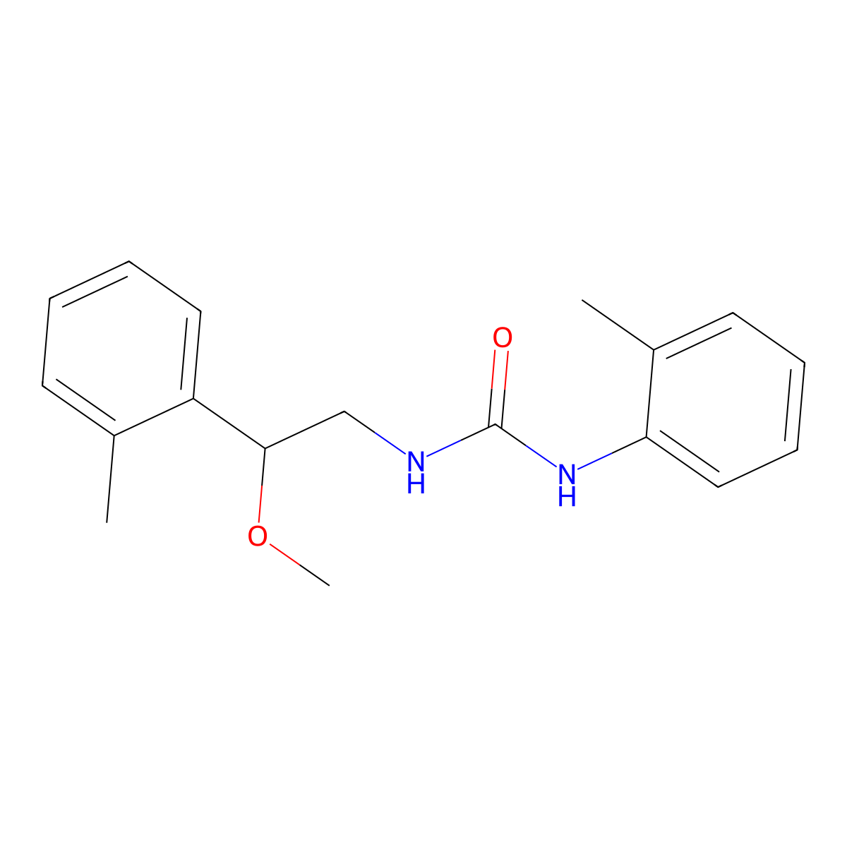1-(2-Methoxy-2-(o-tolyl)ethyl)-3-(o-tolyl)urea molecular structure, CAS 1797088-10-8