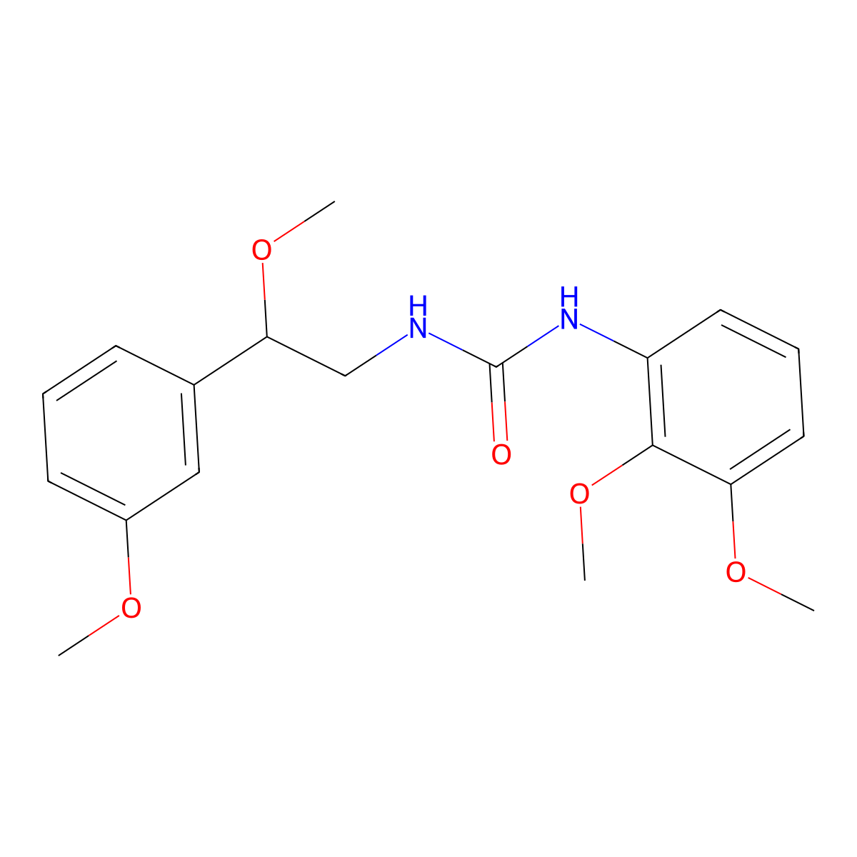 1-(2,3-Dimethoxyphenyl)-3-(2-methoxy-2-(3-methoxyphenyl)ethyl)urea molecular structure, CAS 1797088-53-9