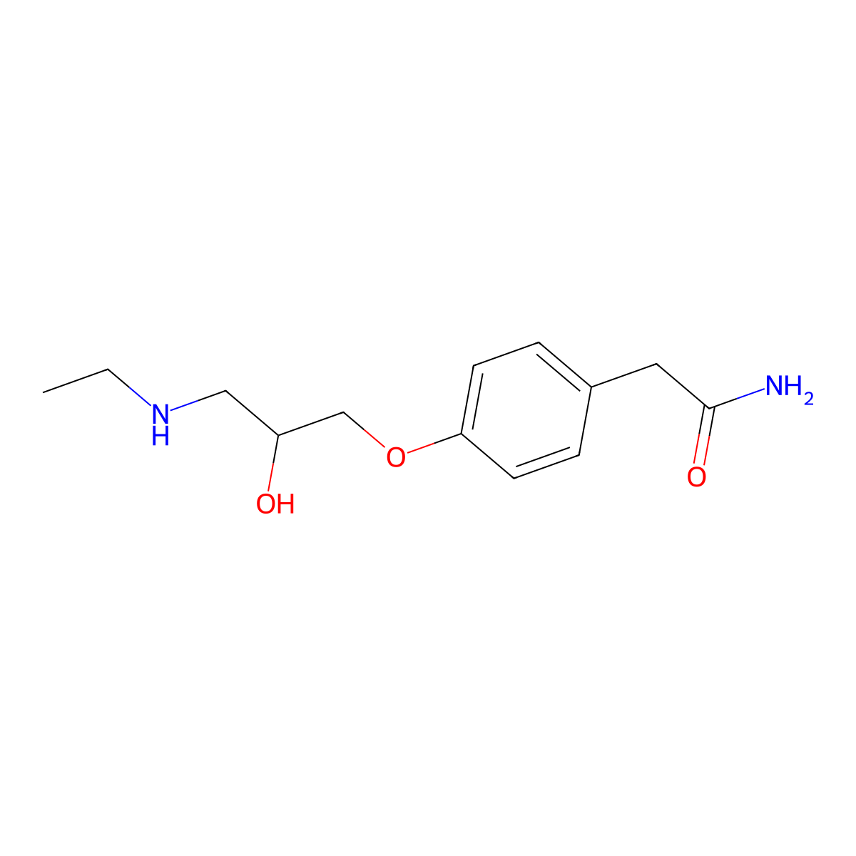 Desmethyl atenolol molecular structure, CAS 1797116-92-7