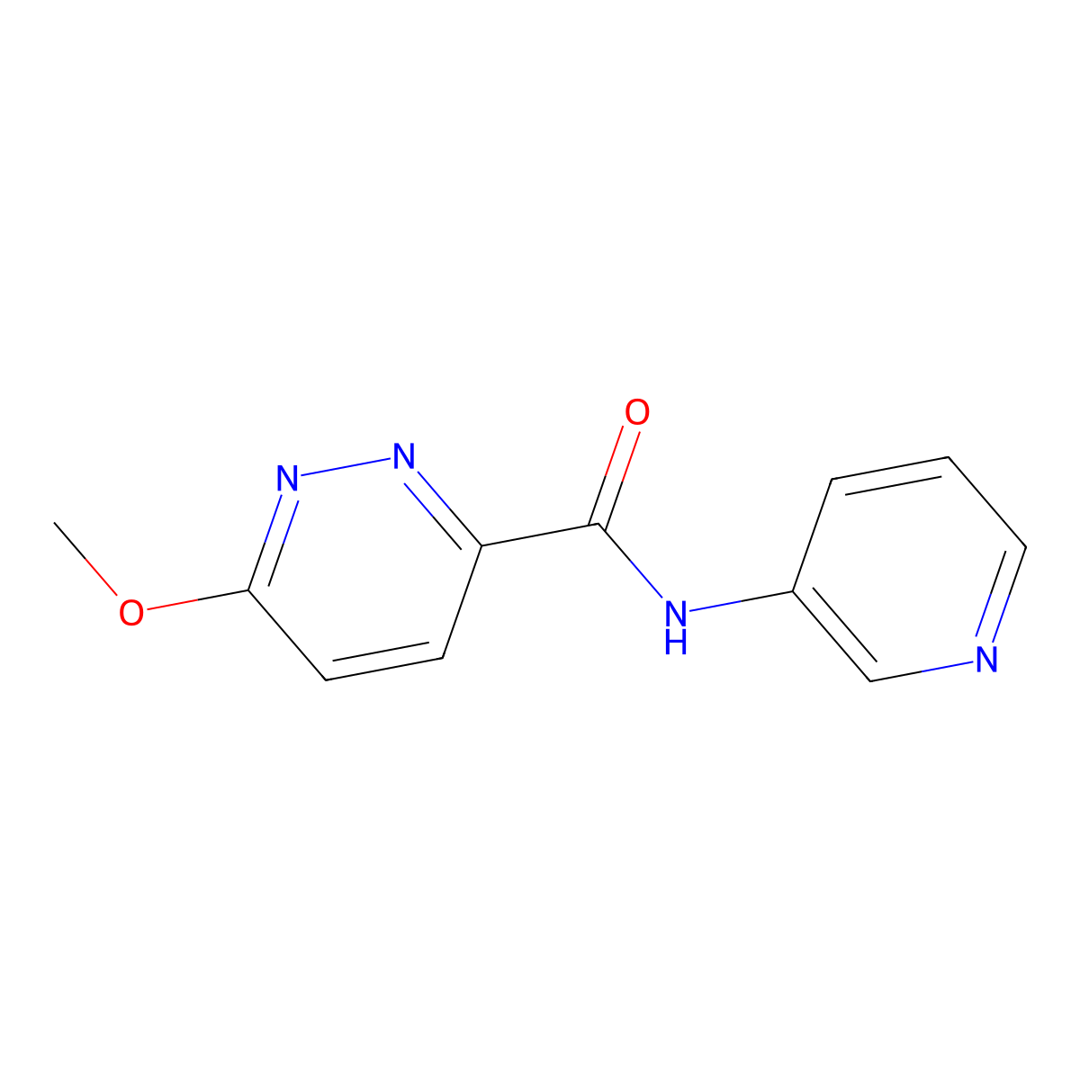 6-methoxy-N-(pyridin-3-yl)pyridazine-3-carboxamide molecular structure, CAS 1797124-21-0