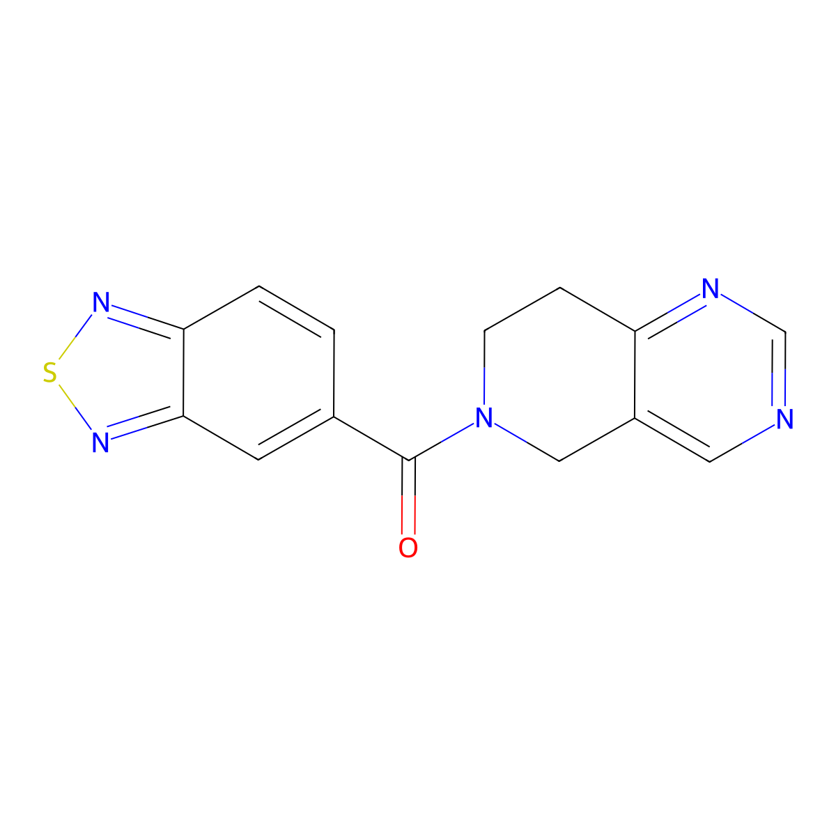 benzo[c][1,2,5]thiadiazol-5-yl(7,8-dihydropyrido[4,3-d]pyrimidin-6(5H)-yl)methanone molecular structure, CAS 1797142-46-1