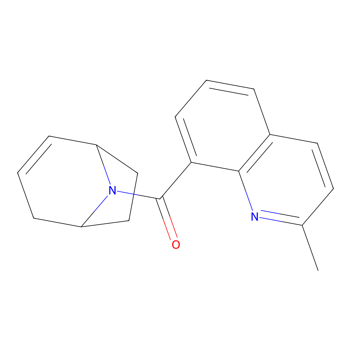 (1R,5S)-8-azabicyclo[3.2.1]oct-2-en-8-yl(2-methylquinolin-8-yl)methanone molecular structure, CAS 1797160-96-3