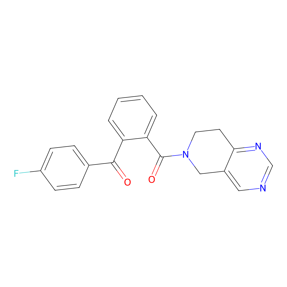 (7,8-dihydropyrido[4,3-d]pyrimidin-6(5H)-yl)(2-(4-fluorobenzoyl)phenyl)methanone molecular structure, CAS 1797183-94-8