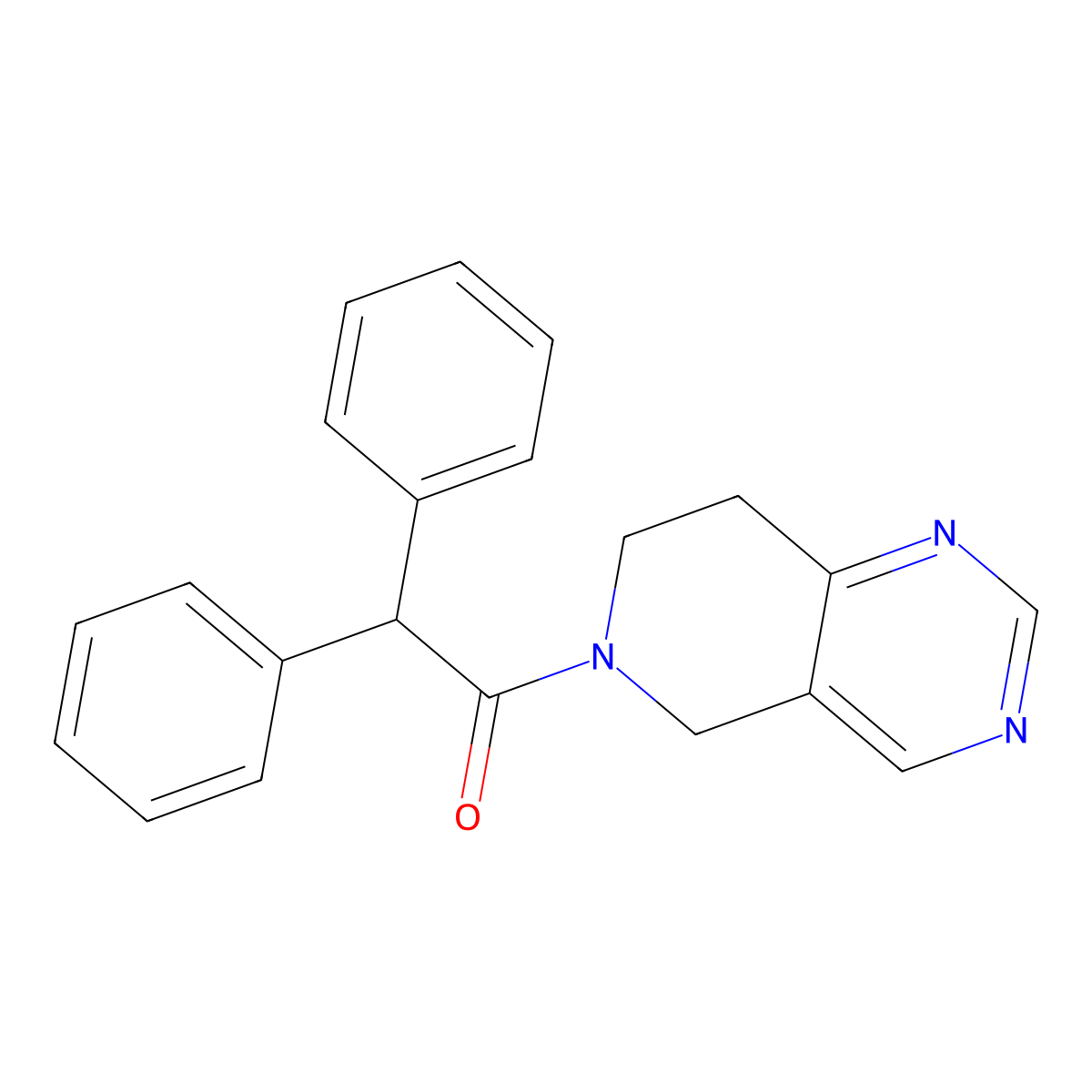 1-(7,8-dihydropyrido[4,3-d]pyrimidin-6(5H)-yl)-2,2-diphenylethanone molecular structure, CAS 1797184-03-2
