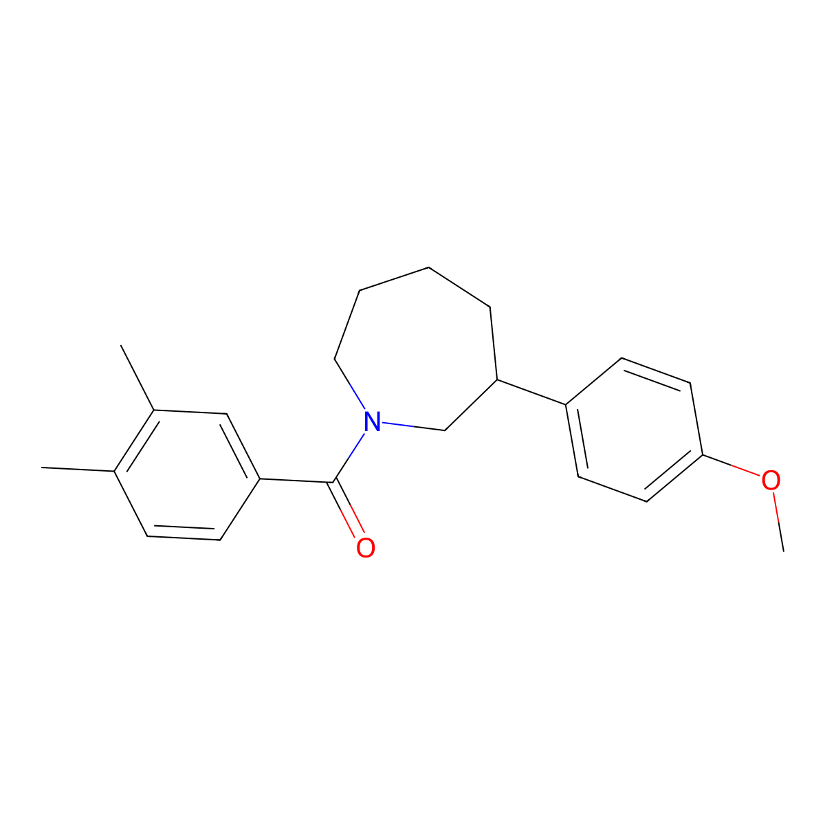 (3,4-Dimethylphenyl)(3-(4-methoxyphenyl)azepan-1-yl)methanone molecular structure, CAS 1797187-64-4
