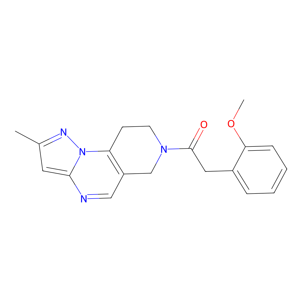 2-(2-Methoxyphenyl)-1-{4-methyl-2,3,7,11-tetraazatricyclo[7.4.0.0^{2,6}]trideca-1(9),3,5,7-tetraen-11-yl}ethan-1-one molecular structure, CAS 1797190-09-0