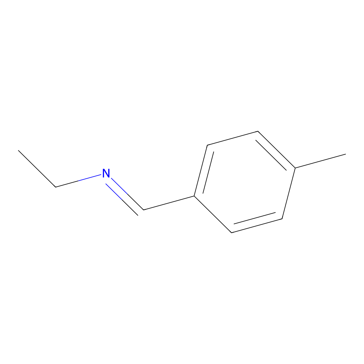 (E)-Ethyl[(4-methylphenyl)methylidene]amine molecular structure, CAS 17972-06-4