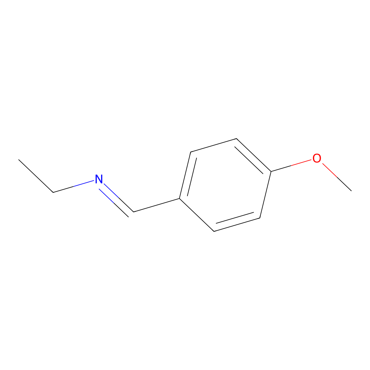 N-Ethyl-4-methoxybenzimine molecular structure, CAS 17972-12-2