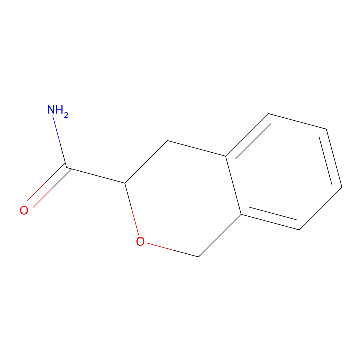3,4-Dihydro-1H-2-benzopyran-3-carboxamide molecular structure, CAS 1797217-06-1