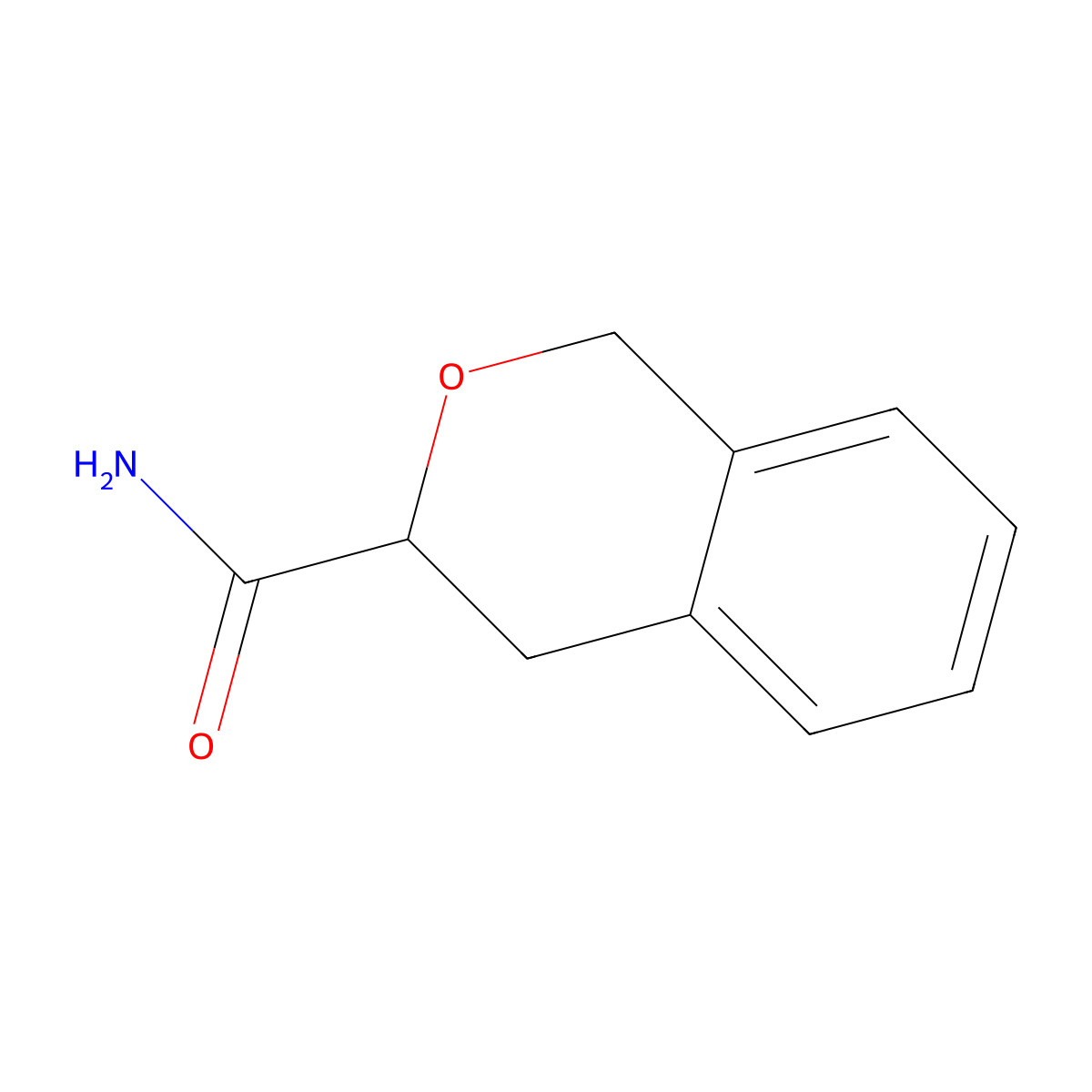 3,4-Dihydro-1H-2-benzopyran-3-carboxamide molecular structure, CAS 1797217-06-1