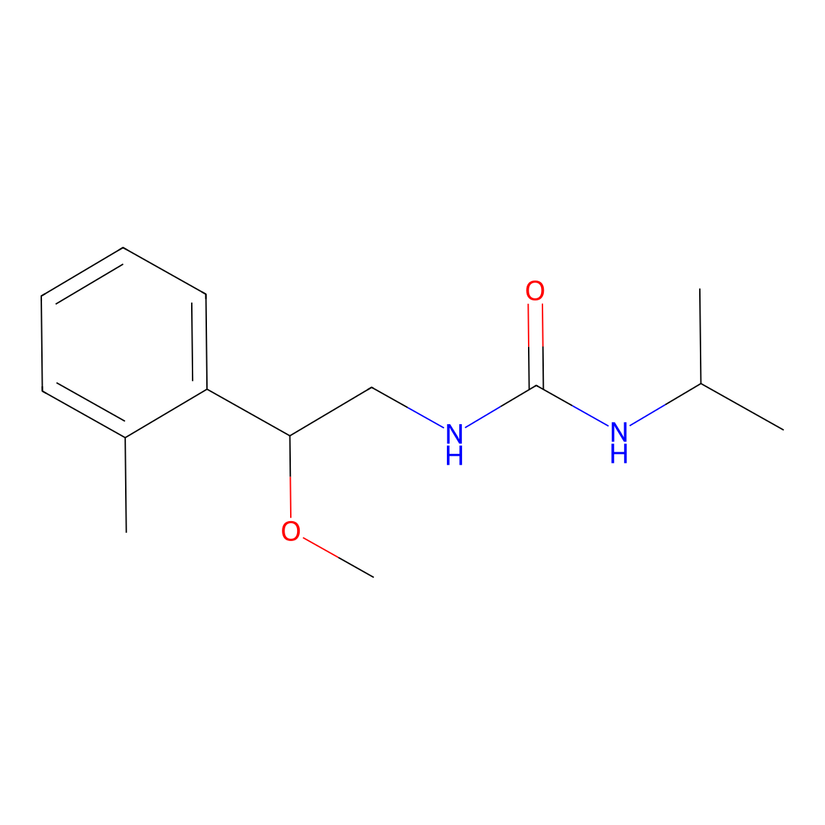 1-Isopropyl-3-(2-methoxy-2-(o-tolyl)ethyl)urea molecular structure, CAS 1797281-42-5