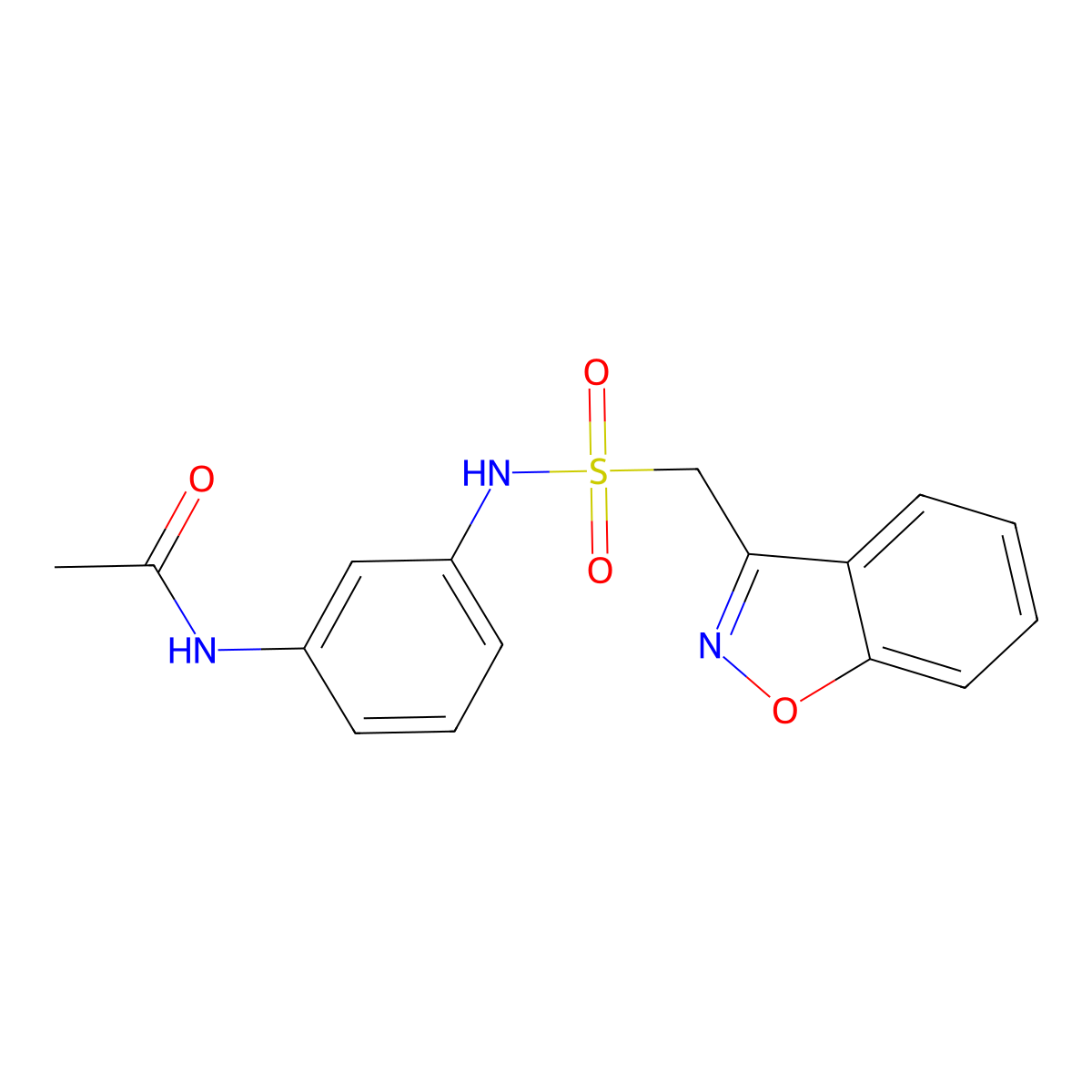 N-(3-(benzo[d]isoxazol-3-ylmethylsulfonamido)phenyl)acetamide molecular structure, CAS 1797283-25-0