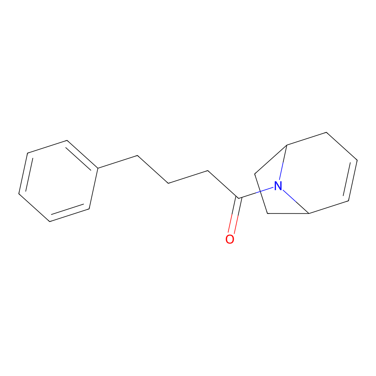 1-((1R,5S)-8-azabicyclo[3.2.1]oct-2-en-8-yl)-4-phenylbutan-1-one molecular structure, CAS 1797286-71-5