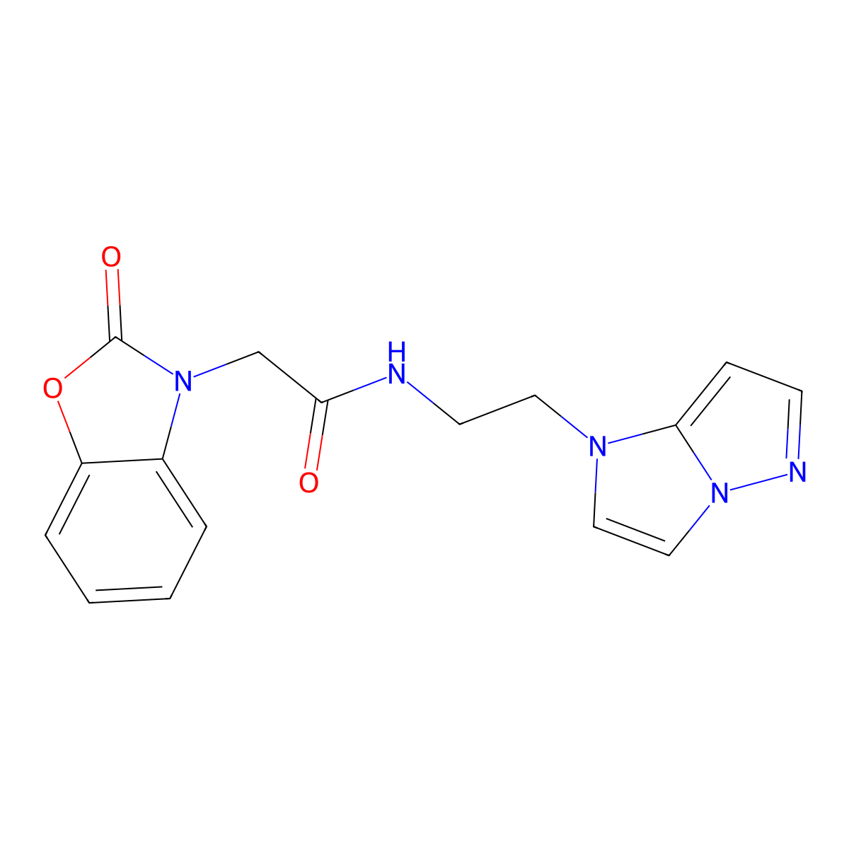 N-(2-(1H-imidazo[1,2-b]pyrazol-1-yl)ethyl)-2-(2-oxobenzo[d]oxazol-3(2H)-yl)acetamide molecular structure, CAS 1797307-93-7