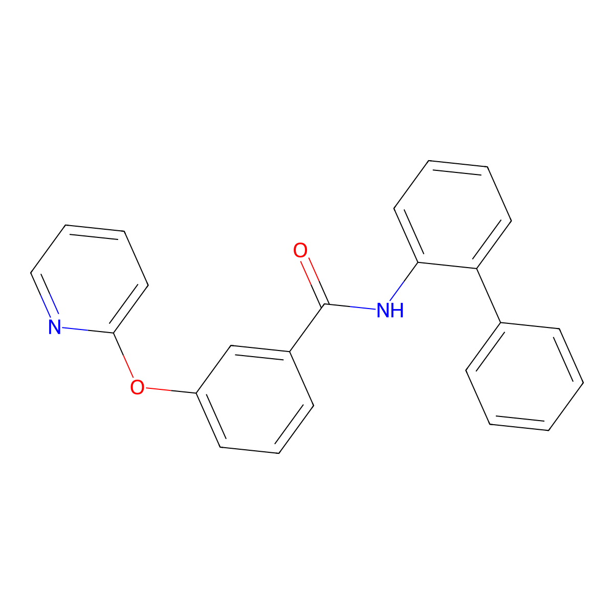 N-{[1,1'-Biphenyl]-2-YL}-3-(pyridin-2-yloxy)benzamide molecular structure, CAS 1797320-42-3