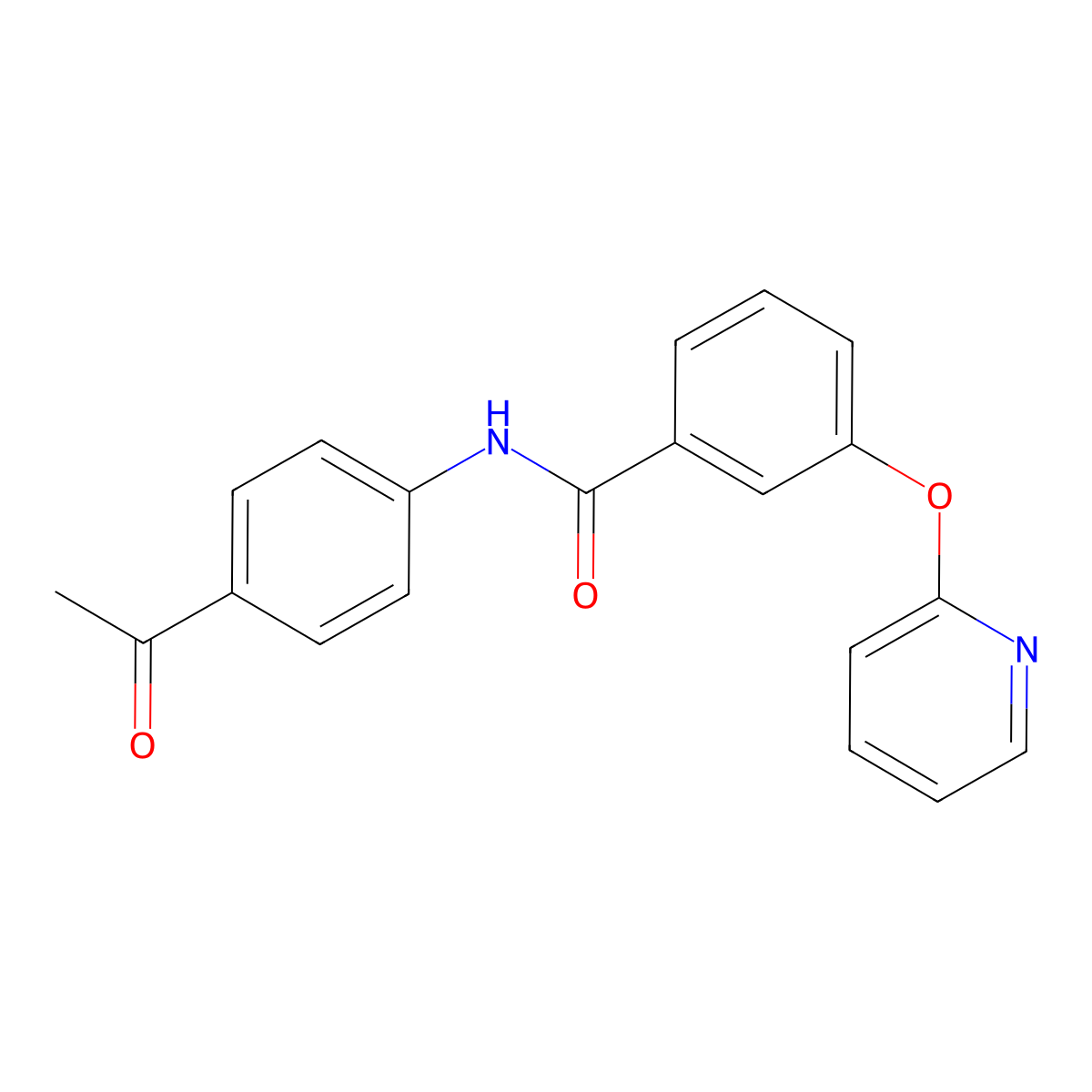 N-(4-acetylphenyl)-3-(pyridin-2-yloxy)benzamide molecular structure, CAS 1797320-46-7