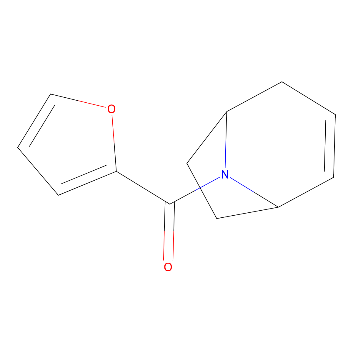 (1R,5S)-8-azabicyclo[3.2.1]oct-2-en-8-yl(furan-2-yl)methanone molecular structure, CAS 1797335-01-3
