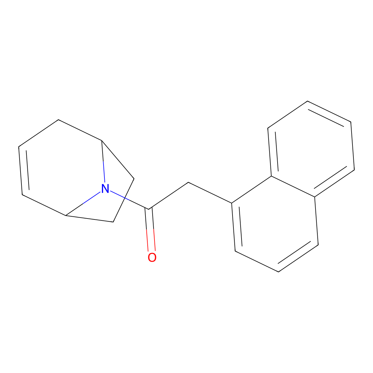 1-((1R,5S)-8-azabicyclo[3.2.1]oct-2-en-8-yl)-2-(naphthalen-1-yl)ethanone molecular structure, CAS 1797335-18-2