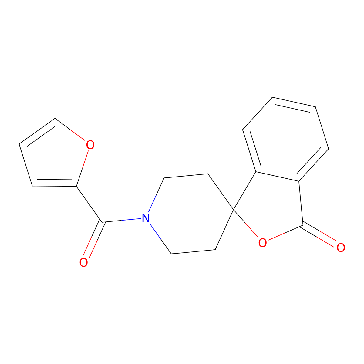 1'-(furan-2-carbonyl)-3H-spiro[2-benzofuran-1,4'-piperidine]-3-one molecular structure, CAS 1797345-49-3