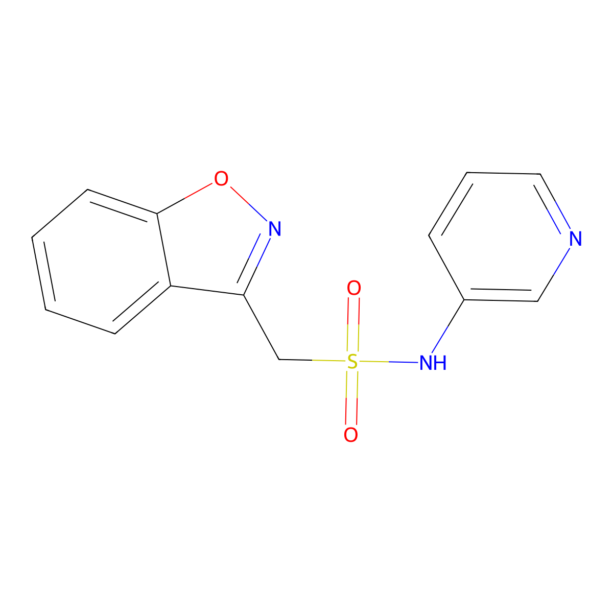 1-(benzo[d]isoxazol-3-yl)-N-(pyridin-3-yl)methanesulfonamide molecular structure, CAS 1797349-88-2