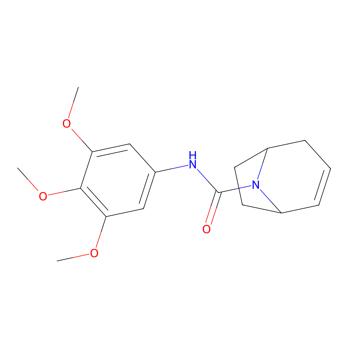 N-(3,4,5-Trimethoxyphenyl)-8-azabicyclo[3.2.1]oct-2-ene-8-carboxamide molecular structure, CAS 1797367-27-1