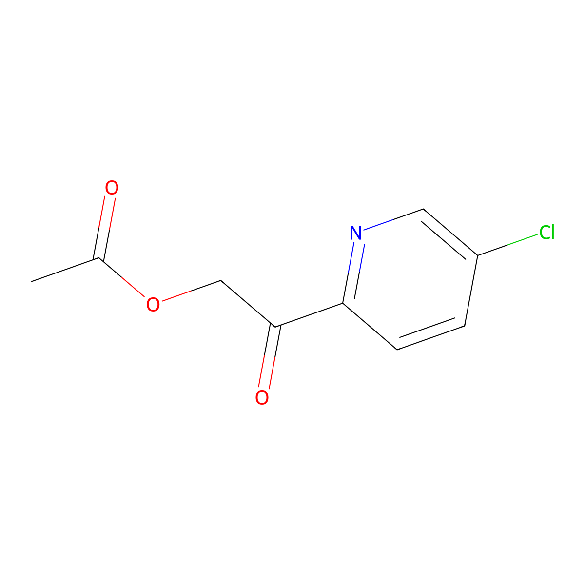 2-(5-Chloropyridin-2-yl)-2-oxoethyl acetate molecular structure, CAS 1797380-84-7