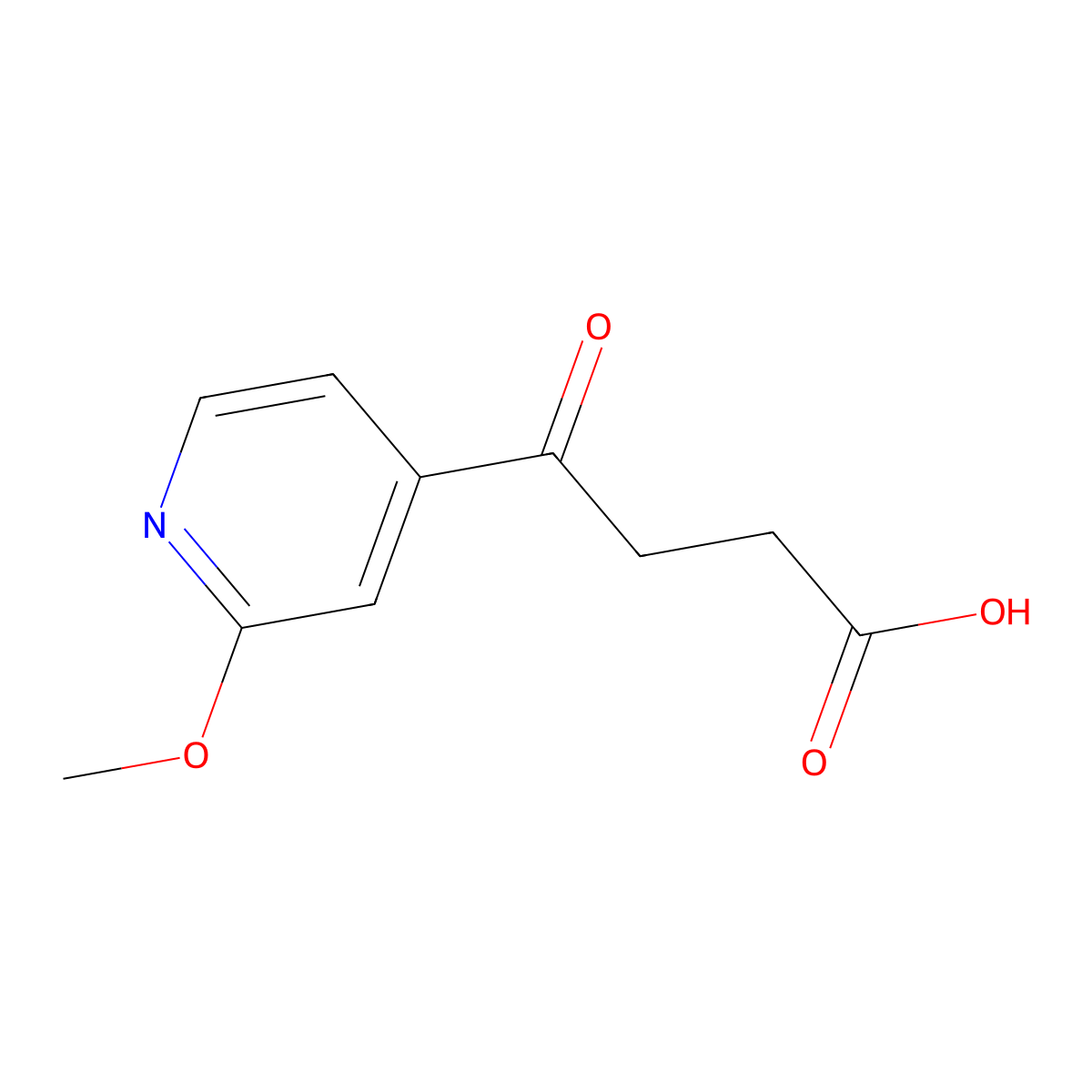 4-(2-Methoxypyridin-4-yl)-4-oxobutanoic acid molecular structure, CAS 1797387-50-8