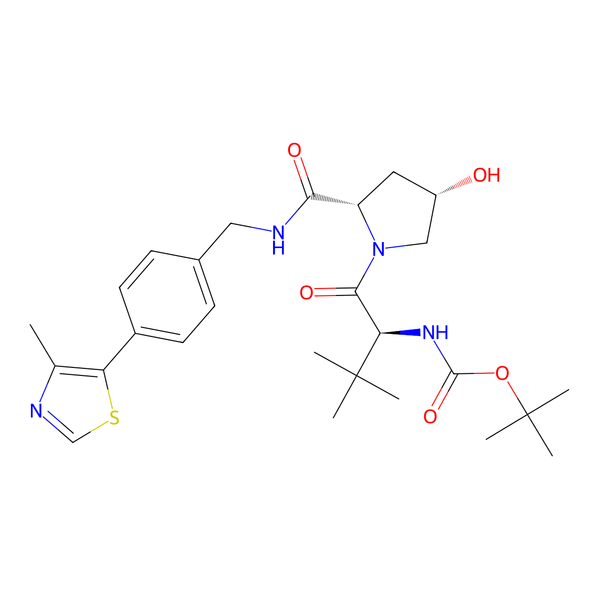 (S,S,S)-AHPC-Boc molecular structure, CAS 1797406-74-6