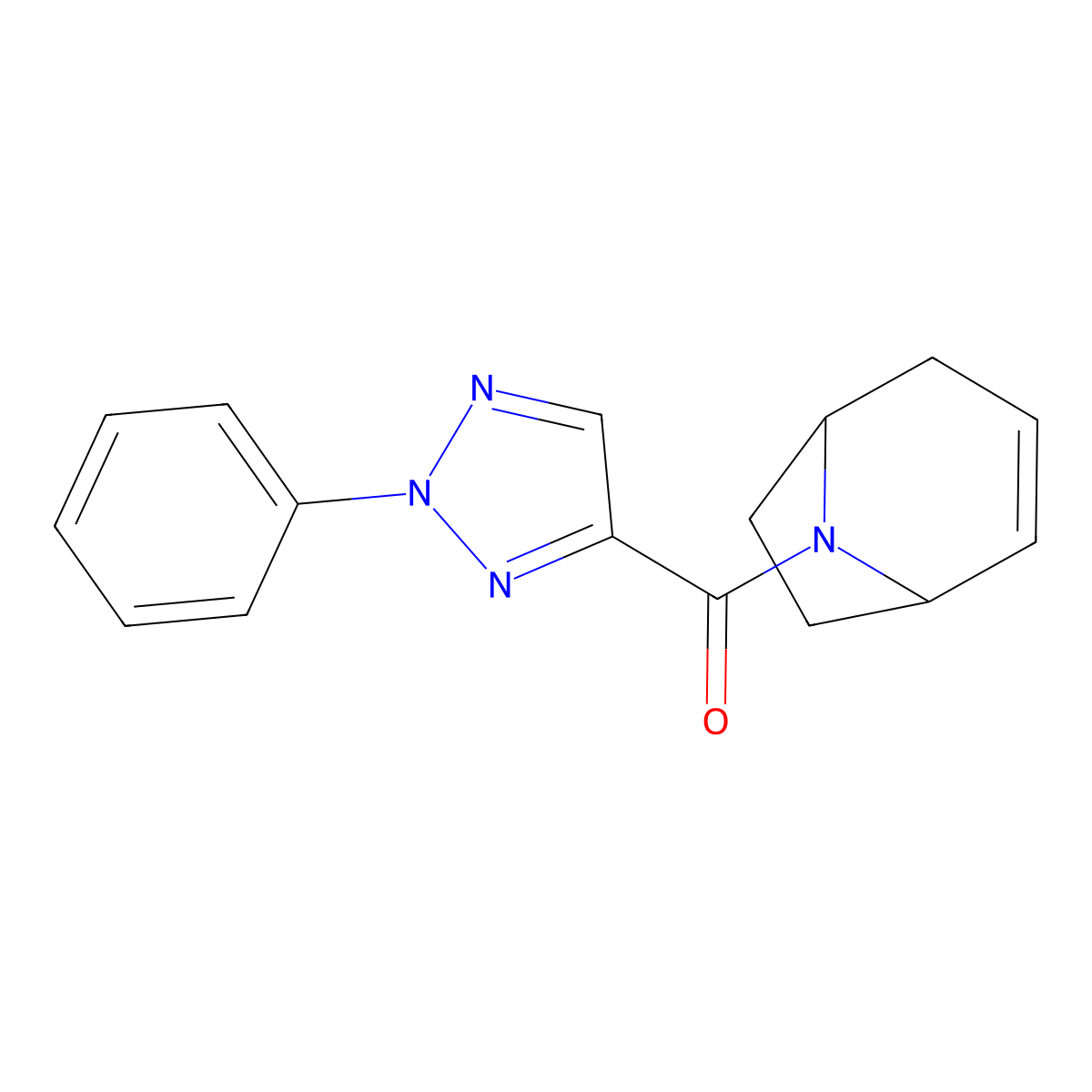(1R,5S)-8-azabicyclo[3.2.1]oct-2-en-8-yl(2-phenyl-2H-1,2,3-triazol-4-yl)methanone molecular structure, CAS 1797559-01-3