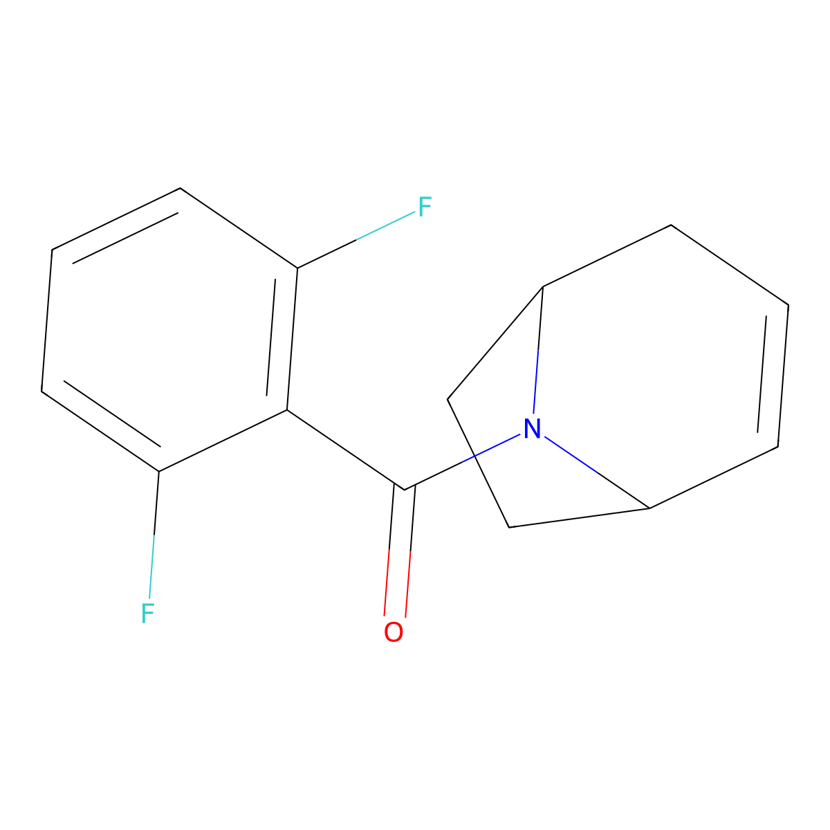 (1R,5S)-8-azabicyclo[3.2.1]oct-2-en-8-yl(2,6-difluorophenyl)methanone molecular structure, CAS 1797559-10-4