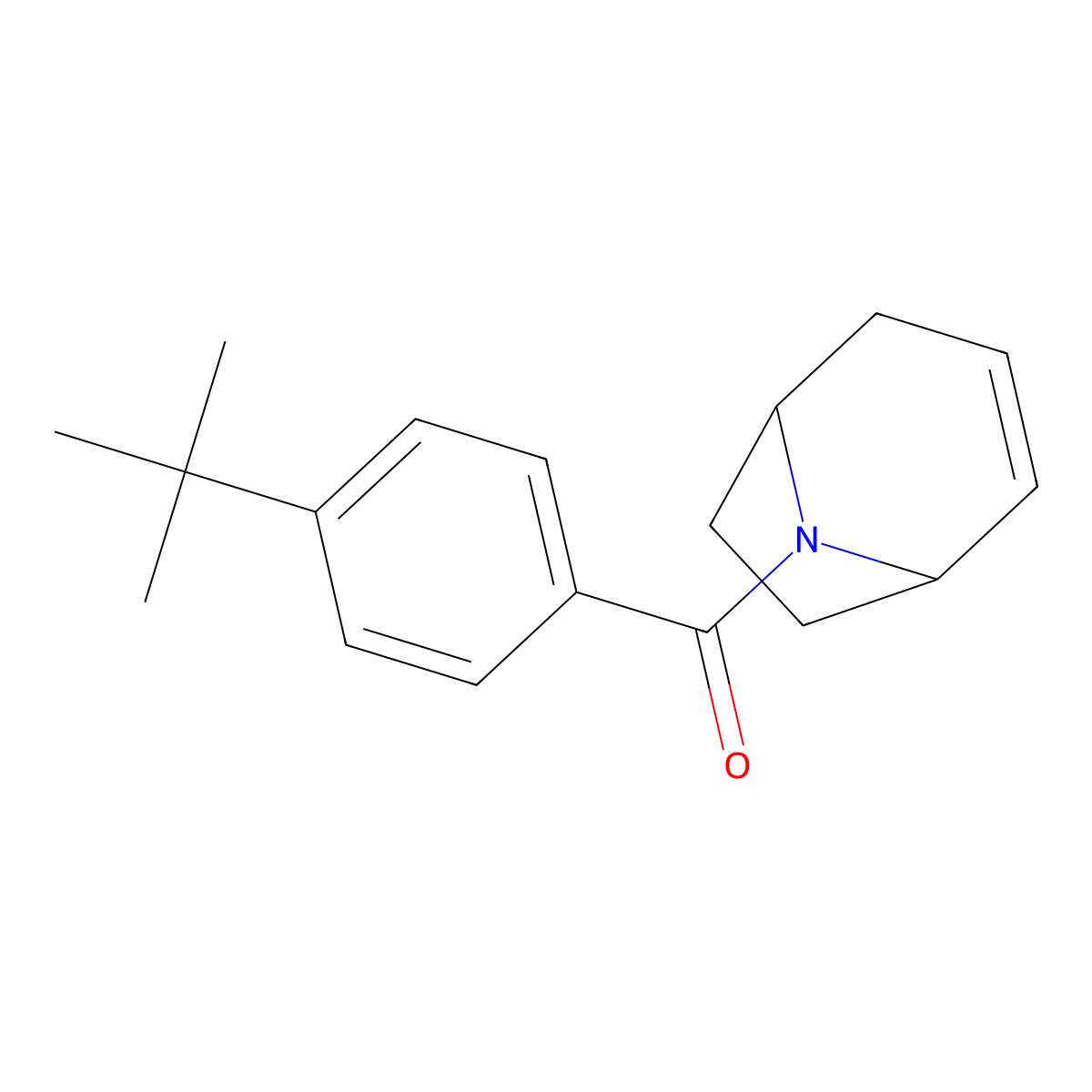 (1R,5S)-8-azabicyclo[3.2.1]oct-2-en-8-yl(4-(tert-butyl)phenyl)methanone molecular structure, CAS 1797559-17-1