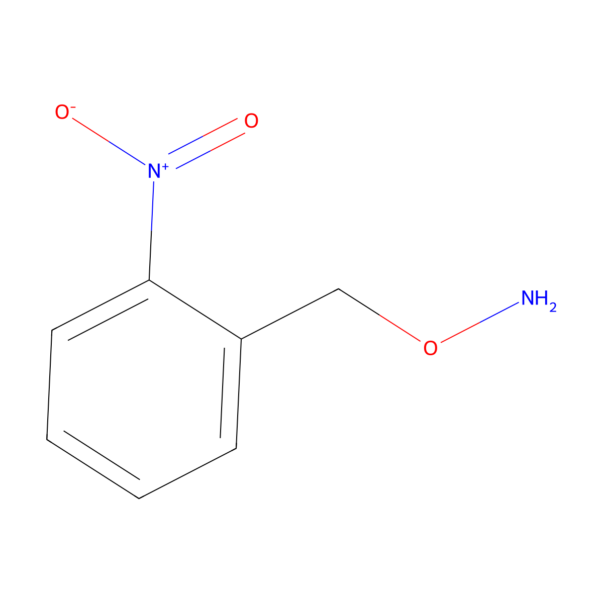 O-[(2-nitrophenyl)methyl]hydroxylamine molecular structure, CAS 179759-92-3