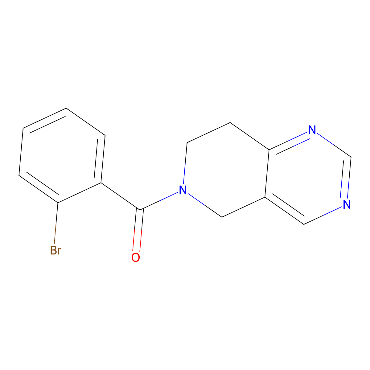 (2-bromophenyl)(7,8-dihydropyrido[4,3-d]pyrimidin-6(5H)-yl)methanone molecular structure, CAS 1797637-09-2